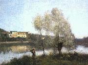 Jean Baptiste Camille  Corot Ville d Avray France oil painting artist